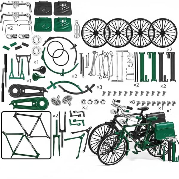 Classic Alloy Bicycle Model (DIY Assembly Kit)